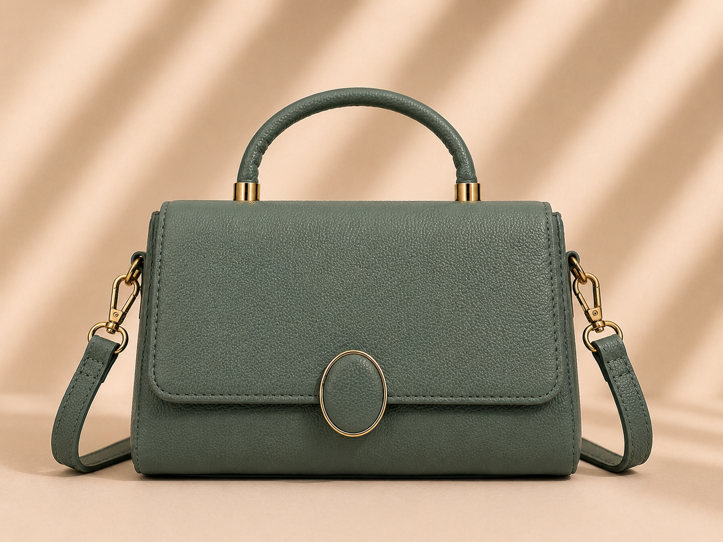Nayara Sage Luxe Top Handle Shoulder Bag for Women