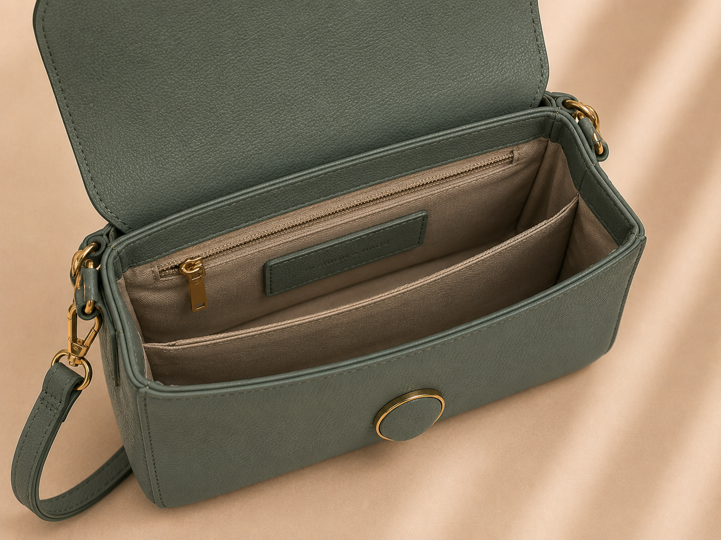 Nayara Sage Luxe Top Handle Shoulder Bag for Women