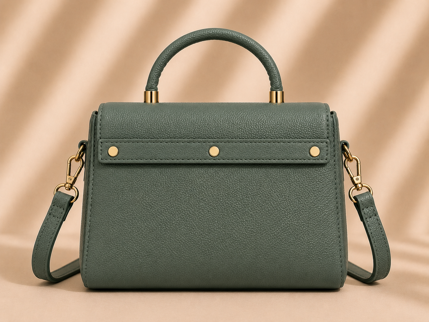 Nayara Sage Luxe Top Handle Shoulder Bag for Women