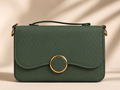 NAYARA Quilted Flap Shoulder Bag – Sage Green
