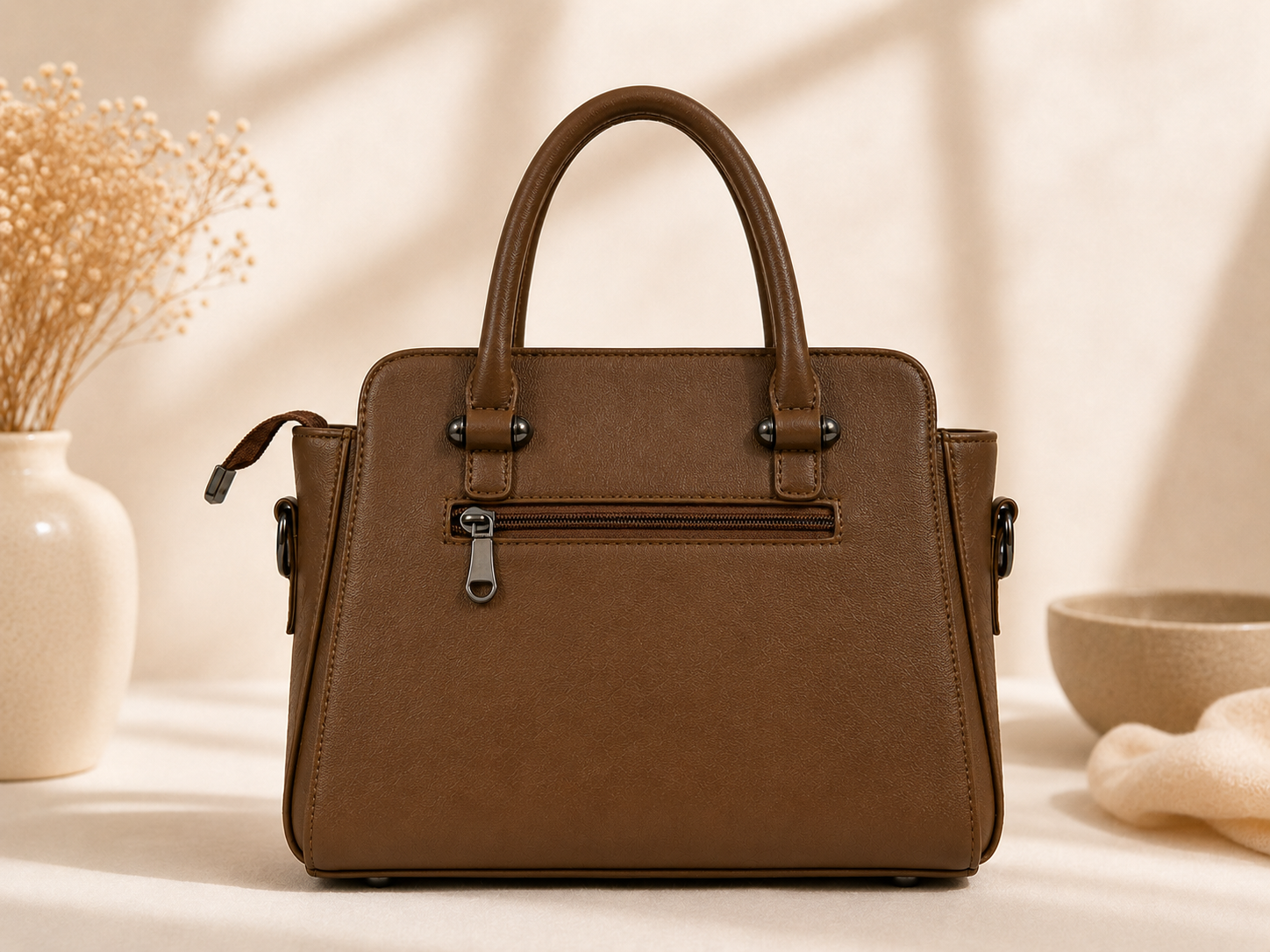 Nayara Signature Large Shoulder Handbag for Women | Premium Top Handle Satchel